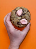 100% Homemade Marshmallow Chocolate Chip Cookie