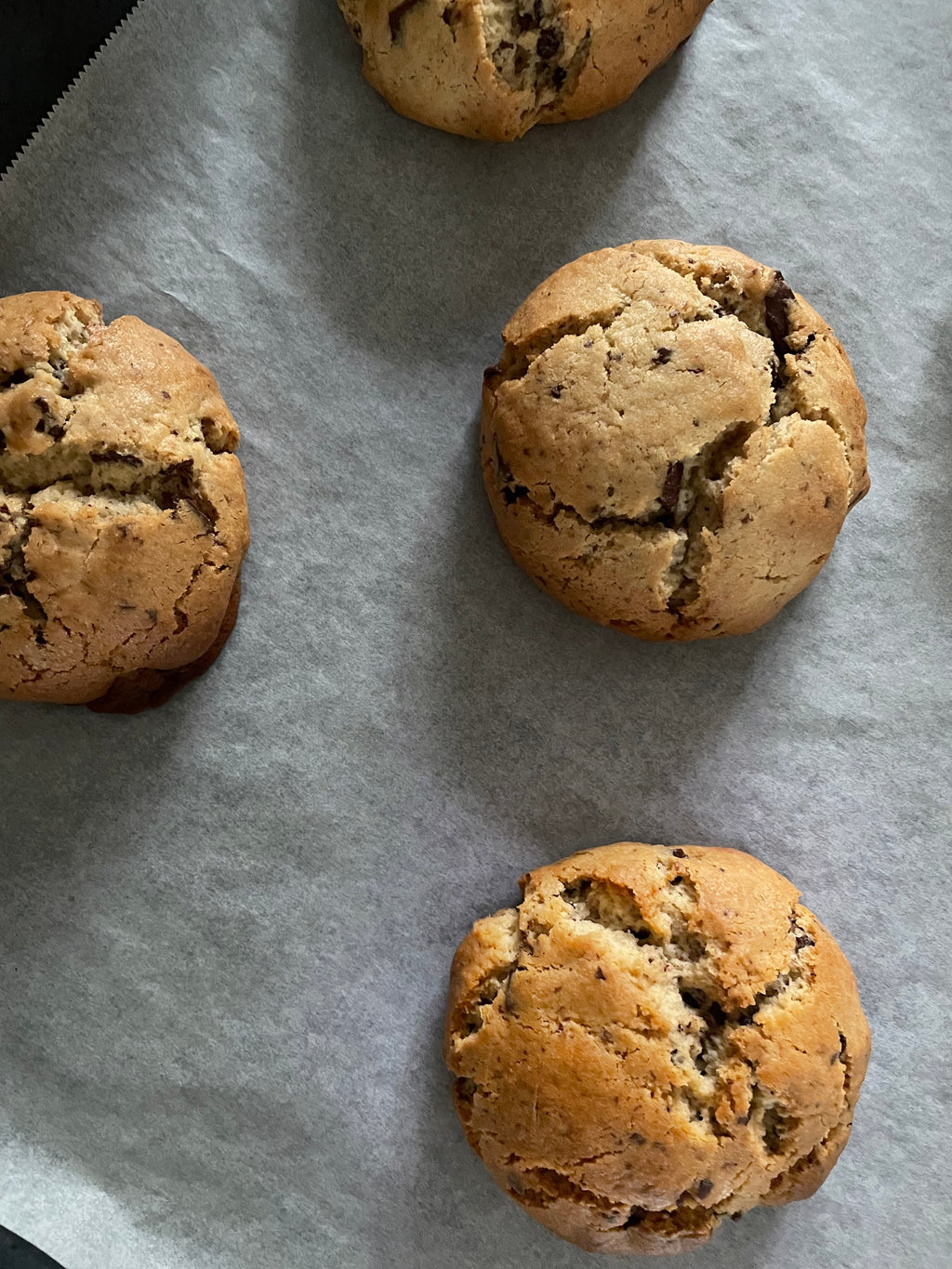 100% Homemade Dark Chocolate Chip Cookie